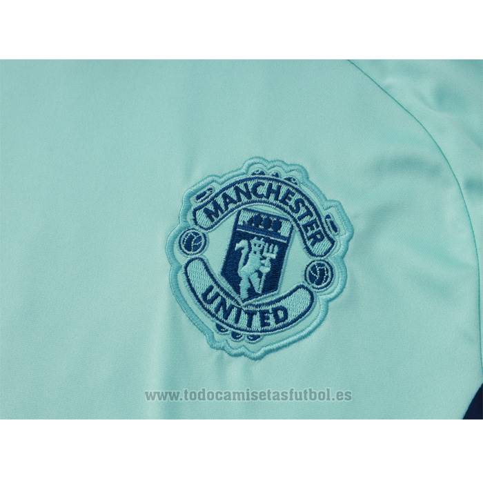 Chandal del Manchester United Manga Corta 2024-2025 Verde - Pantalon Corto